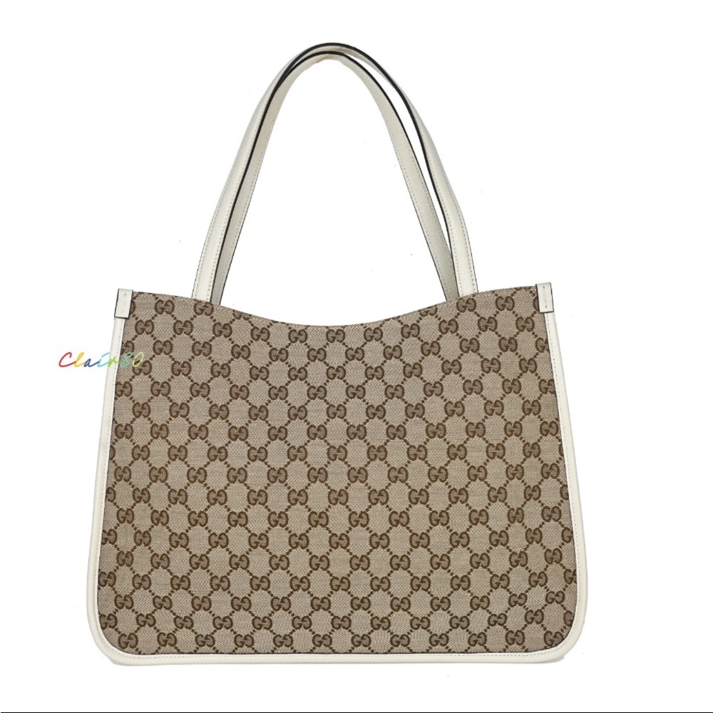 New Sakai Calfskin Lux Horsebit 1955 Tote beige Ebony Mystic white - Picture 7 of 10